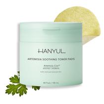 Almofadas de toner HANYUL Artemisia Soothing com ácido hialurônico 60 ct