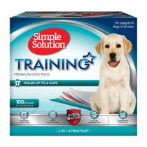 Almofadas de treinamento para cachorros, solução simples, grande, 100 unidades Almofadas de treinamento para cachorros, solução simples, grande, 100 unidades