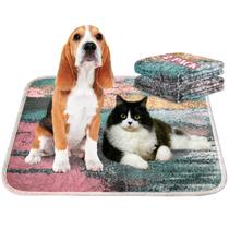 Almofadas de treinamento para cães Qeils, pacote com 2, 91 x 104 cm, laváveis à prova de vazamentos