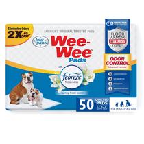 Almofadas de xixi Four Paws Wee-Wee para controle de odor para cães 22x23cm 50Ct