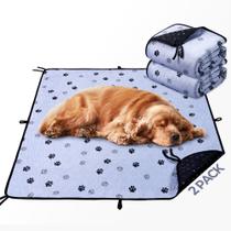 Almofadas de xixi laváveis Fostanfly antiderrapantes para cães, 48 x 60 cm, pacote com 2 Almofadas de xixi laváveis Fostanfly antiderrapantes para cães, 48 x 60 cm, pacote com 2