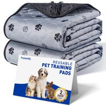 Almofadas de xixi laváveis Fostanfly para cães 42x50cm, pacote com 2 Almofadas de xixi laváveis Fostanfly para cães 42x50cm, pacote com 2