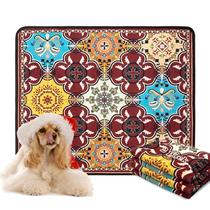Almofadas de xixi laváveis Qeils Christmas para cães, 36x41 cm, pacote com 2