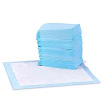 Almofadas de xixi para cachorros para cães Amazon Basics, 22 x 22 polegadas, pacote com 150, azul e branco