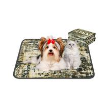 Almofadas de xixi reutilizáveis para cães Qeils 46x61 cm, pacote com 2 unidades, à prova de vazamentos