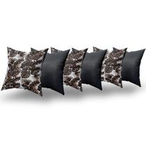 Almofadas Decorativas 6 Unidades Com Ziper e Refil Silicone Almofadas Decorativas 6 Unidades Com Ziper e Refil Silicone