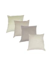 Almofadas Decorativas Kit com 4 Almofadas Cheias 100% algodão Escolha a Cor - LUZ SERENA