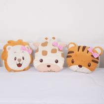 Almofadas decorativas safari 03 peças rosa Almofadas decorativas safari 03 peças rosa