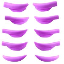 Almofadas elevatórias de cílios Liber Beauty Violets Silicone, 5 tamanhos