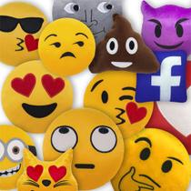 Almofadas Emojis Whatsapp 28x28cm - Escolha o Modelo Desejado - Vitor Bordados