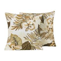 Almofadas Estampadas Atualle Marfim - 2 Unidades
