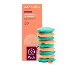 Almofadas faciais Cleanlogic para banho e esfoliante corporal, 9 unidades