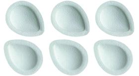 Almofadas metatarsais pedag Drop, feitas na Alemanha, feitas em branco, tamanho grande, 3 pares