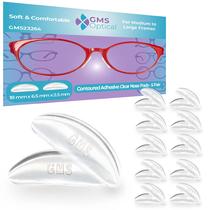 Almofadas nasais de óculos GMS Optical Soft Silicone com 2,5 mm de espessura Almofadas nasais de óculos GMS Optical Soft Silicone com 2,5 mm de espessura