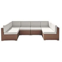 Almofadas para Área Externa Conjunto de 14 Peças para Jardim 65x65x10 cm