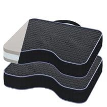 Almofadas para assento de estádio Vantimo, kit com 2 unidades, impermeáveis, 8 cm de espessura Almofadas para assento de estádio Vantimo, kit com 2 unidades, impermeáveis, 8 cm de espessura