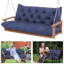 Almofadas para balanço de varanda KGOSAUO 152x102 cm impermeáveis azul-marinho Almofadas para balanço de varanda KGOSAUO 152x102 cm impermeáveis azul-marinho