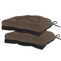 Almofadas para Cadeira HARBOREST 43x43cm Espuma Antiderrapante Marrom 2 unidades Almofadas para Cadeira HARBOREST 43x43cm Espuma Antiderrapante Marrom 2 unidades