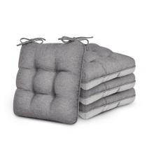 Almofadas para cadeira Love's cabin em espuma viscoelástica 39 x 39 x 9 cm, conjunto com 4 Almofadas para cadeira Love's cabin em espuma viscoelástica 39 x 39 x 9 cm, conjunto com 4