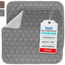Almofadas para Cadeira SURES Impermeáveis e Absorventes 56x53cm Pacote com 2 Almofadas para Cadeira SURES Impermeáveis e Absorventes 56x53cm Pacote com 2