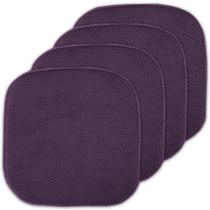 Almofadas para Cadeira Sweet Home Collection - Espuma de Memória 40x40cm - Roxa