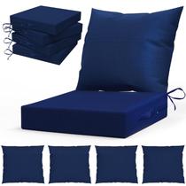 Almofadas para Cadeiras Externas L'AGRATY 61x61cm Impermeáveis Azul Marinho