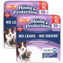 Almofadas para cães Hartz Home Protection Lavender Scented XL 60 unidades Almofadas para cães Hartz Home Protection Lavender Scented XL 60 unidades