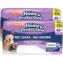 Almofadas para cães Hartz Home Protection Lavender Scented XXL 80 unidades Almofadas para cães Hartz Home Protection Lavender Scented XXL 80 unidades