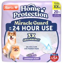 Almofadas para cães Hartz Miracle Guard XXL Lavender Scent 20 unidades Almofadas para cães Hartz Miracle Guard XXL Lavender Scent 20 unidades