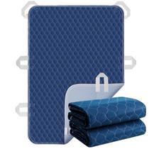 Almofadas para camas com alças para incontinência de 36 x 52 polegadas (pacote com 2), almofadas de xixi laváveis para adultos, almofadas de proteção à prova d'água para idosos, crianças molhadas na cama, hospitais, animais de estimação, almofada de cama reutilizável