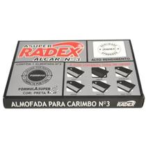 Almofadas para Carimbo Alcar Número 3 - Preto - Radex