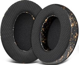 Almofadas para fones de ouvido SOULWIT HyperX Cloud Preto e Dourado