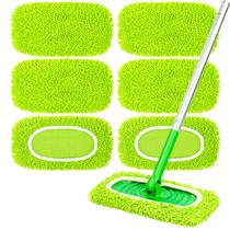 Almofadas para Mop NXPPYY 6 Unidades de Microfibra Reutilizáveis para Swiffer Almofadas para Mop NXPPYY 6 Unidades de Microfibra Reutilizáveis para Swiffer