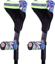 Almofadas para Muletas de Antebraço lefeke com Capas de Pegada Respirável 4 unidades Almofadas para Muletas de Antebraço lefeke com Capas de Pegada Respirável 4 unidades