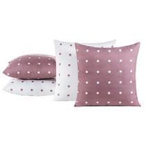 Almofadas petit poá cheias 04 peças