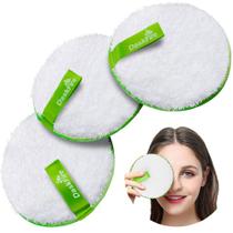 Almofadas removedoras de maquiagem reutilizáveis, pano de limpeza facial DaskFire Almofadas removedoras de maquiagem reutilizáveis, pano de limpeza facial DaskFire