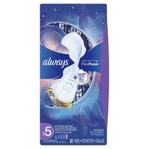 Almofadas sanitárias Always Infinity FlexFoam tamanho 5 a 22 unidades Almofadas sanitárias Always Infinity FlexFoam tamanho 5 a 22 unidades