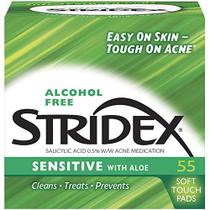 Almofadas Sensíveis com Stridex, 55 Conteúdo - Tratamento Medicado