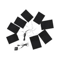 Almofadas Térmicas Para Colete Aquecido, 3 Níveis, Elétricas, USB, Tecido Térmico De Inverno Para