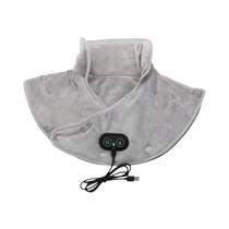 Almofadas Térmicas Para Ombros, Massageador Elétrico USB Para Pescoço, Xale Cervical Quente, Alívio