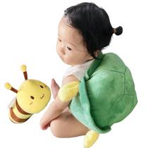 Almofadas vestíveis Turtle Shell Srutirbo para crianças, verdes, 45 cm