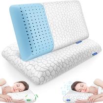 Almofadas viscoelásticas CushZone Cooling Queen Size (pacote com 2)