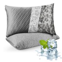 Almofadas viscoelásticas WOLKI Cooling King Size, conjunto de 2