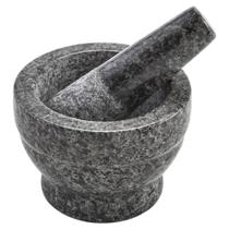 Almofariz e pilão IMUSA USA Pequeno Granito Polido 9,5 cm