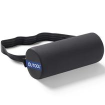 Almohada de Soporte Lumbar QUTOOL 28x12 cm Firme Negro