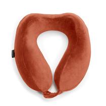 Almohada de Viaje Brookstone Contorneada de Espuma de Memoria para el Cuello Terracota