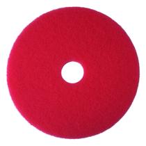 Almohadilla Abrillantadora 3M Roja 5100 para Piso Rotatorio/Automático de 58 cm