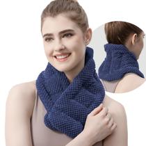 Almohadilla calefactable para microondas para alivio del dolor en cuello y hombros
