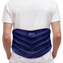 Almohadilla térmica microondas REVIX para espalda, cintura y hombros en color azul marino
