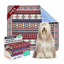 Almohadillas Absorbentes Lavables Qeils Super Absorbentes e a Prueba de Fugas Paquete de 2 90x105 cm